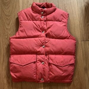 RARE WOOLRICH VINTAGE downfield vest with snap front and pockets
